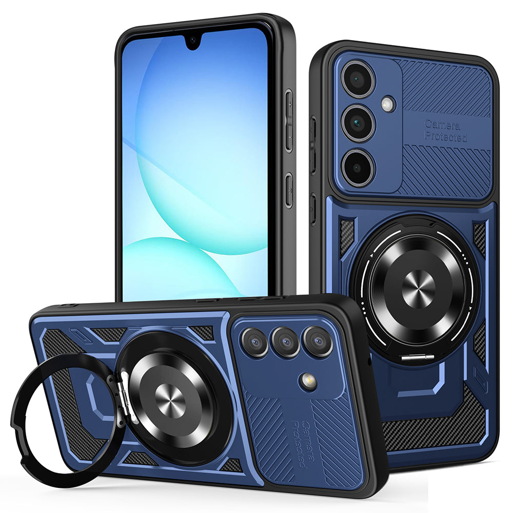Funda para Samsung Galaxy A57 5G, Techsuit, RuggedCam, Azul