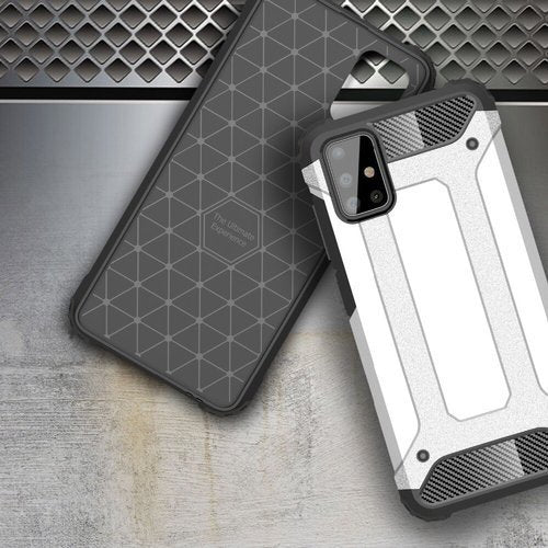 Funda para Samsung Galaxy A71 A715, Techsuit, Hybrid Armor, Negra