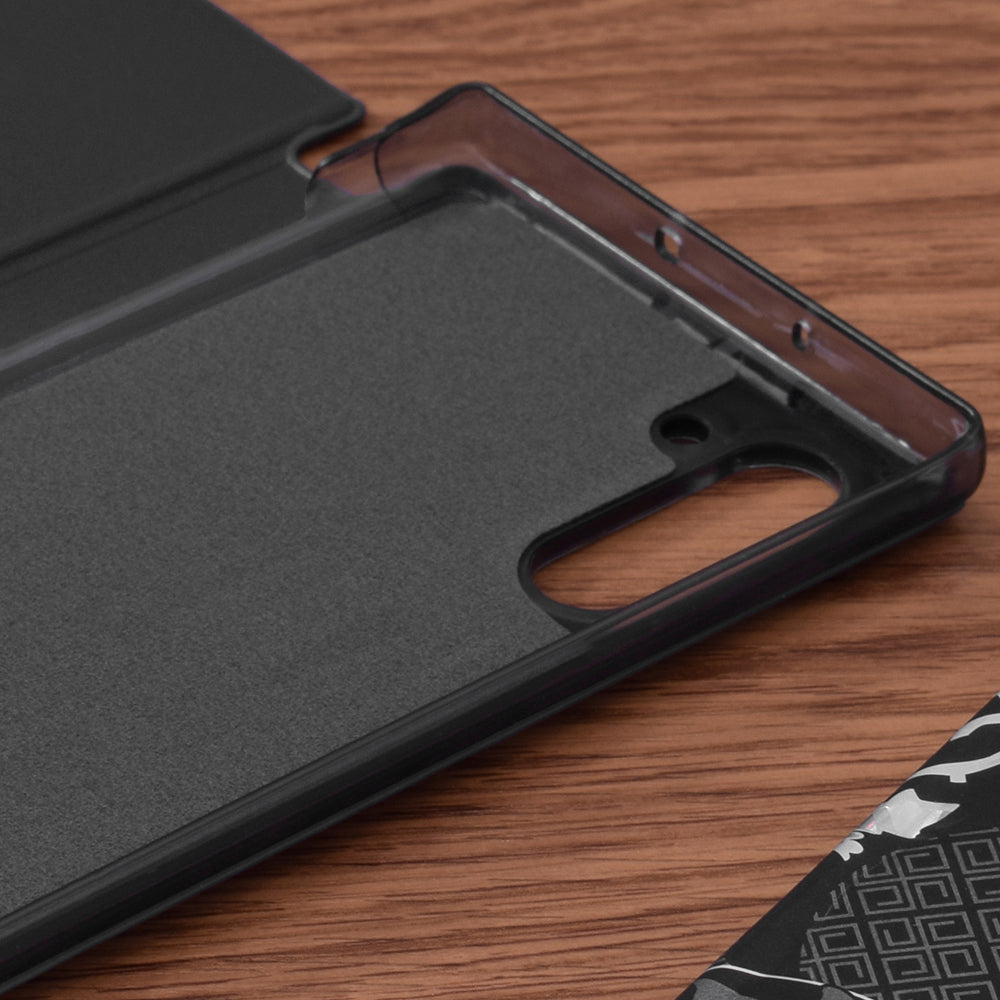 Funda para Samsung Galaxy Note 10 5G N971 / Note10 N970, Techsuit, eFold, Negra