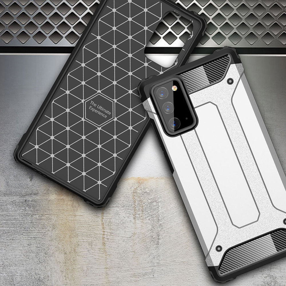 Funda para Samsung Galaxy Note 20 5G N981 / Note 20 N980, Techsuit, Hybrid Armor, Negra