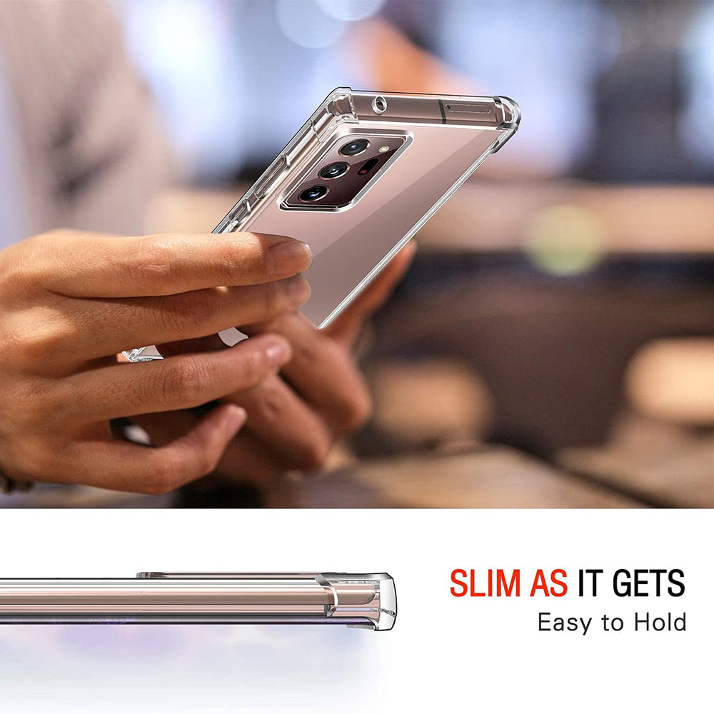 Funda para Samsung Galaxy Note 20 Ultra 5G N986 / Note 20 Ultra N985, Techsuit, Transparente a prueba de golpes
