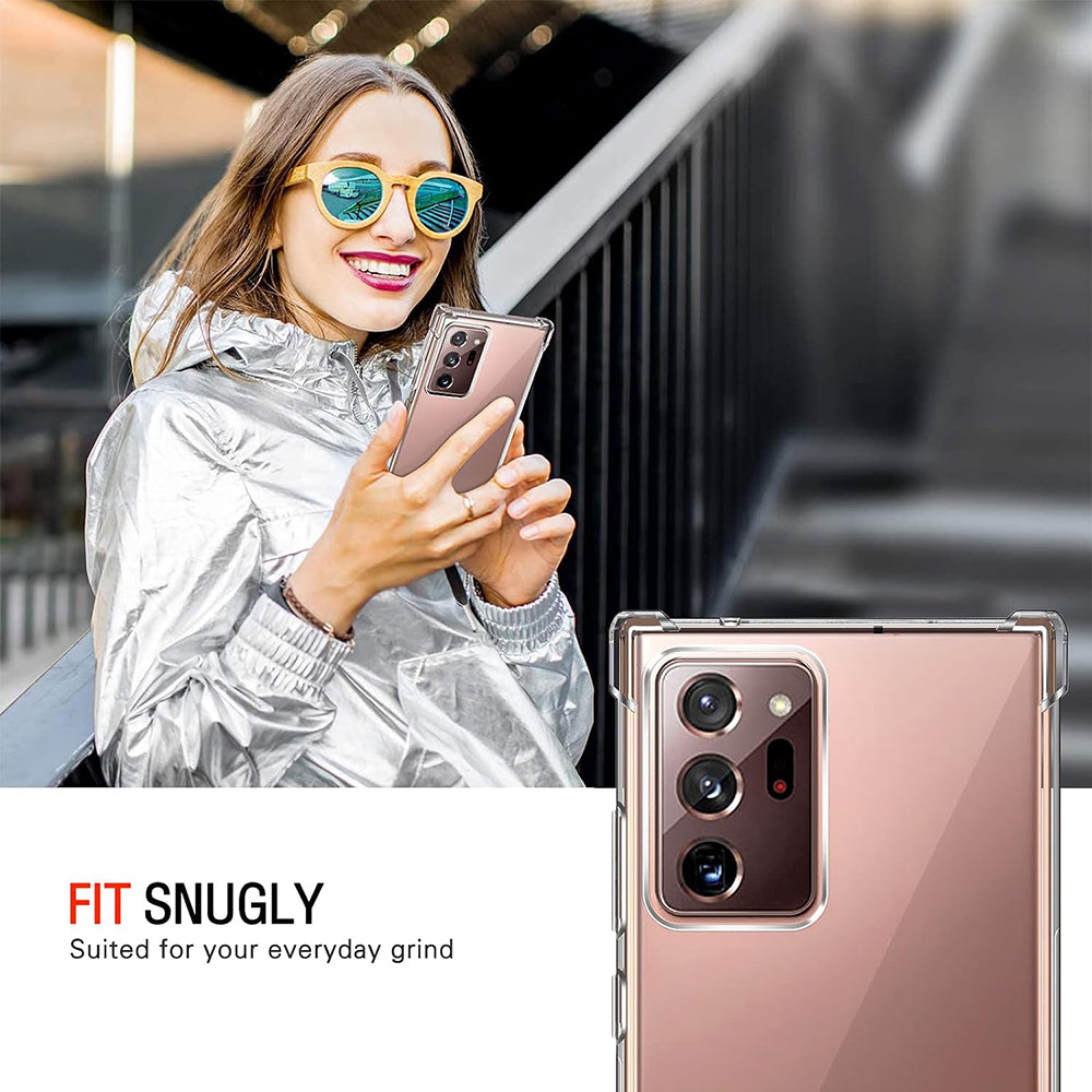 Funda para Samsung Galaxy Note 20 Ultra 5G N986 / Note 20 Ultra N985, Techsuit, Transparente a prueba de golpes