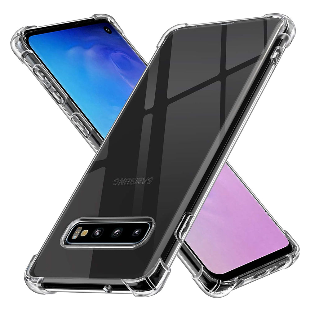 Funda para Samsung Galaxy S10 G973, Techsuit, Antigolpes Transparente, Transparente