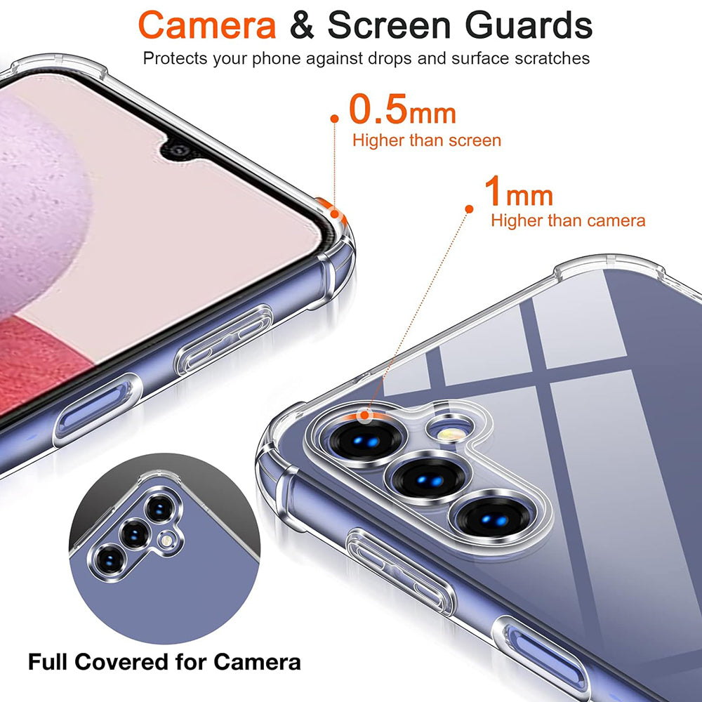 Funda para Samsung Galaxy S10+ G975, Techsuit, Antigolpes Transparente, Transparente