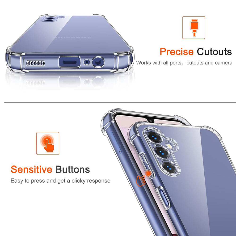Funda para Samsung Galaxy S10+ G975, Techsuit, Antigolpes Transparente, Transparente