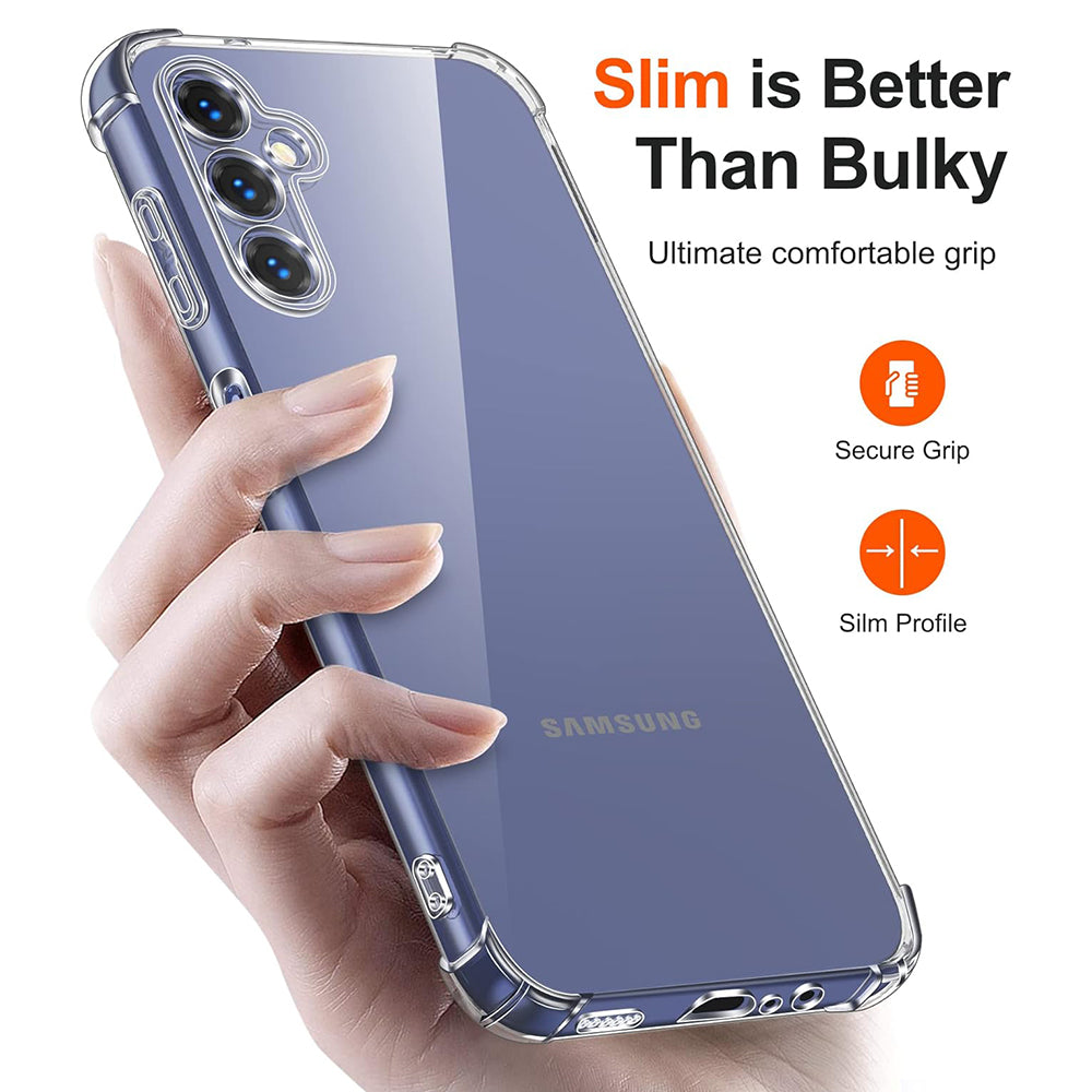 Funda para Samsung Galaxy S10+ G975, Techsuit, Antigolpes Transparente, Transparente