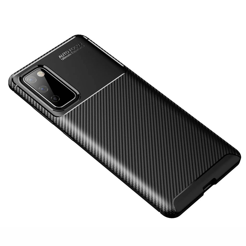 Funda para Samsung Galaxy S20 FE 2022 G781 / S20 FE 5G G781 / S20 FE G780, Techsuit, Fibra de Carbon, Negra