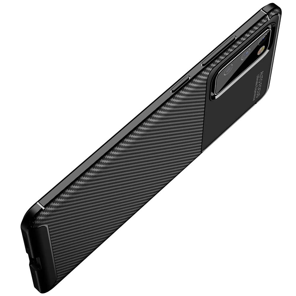 Funda para Samsung Galaxy S20 FE 2022 G781 / S20 FE 5G G781 / S20 FE G780, Techsuit, Fibra de Carbon, Negra