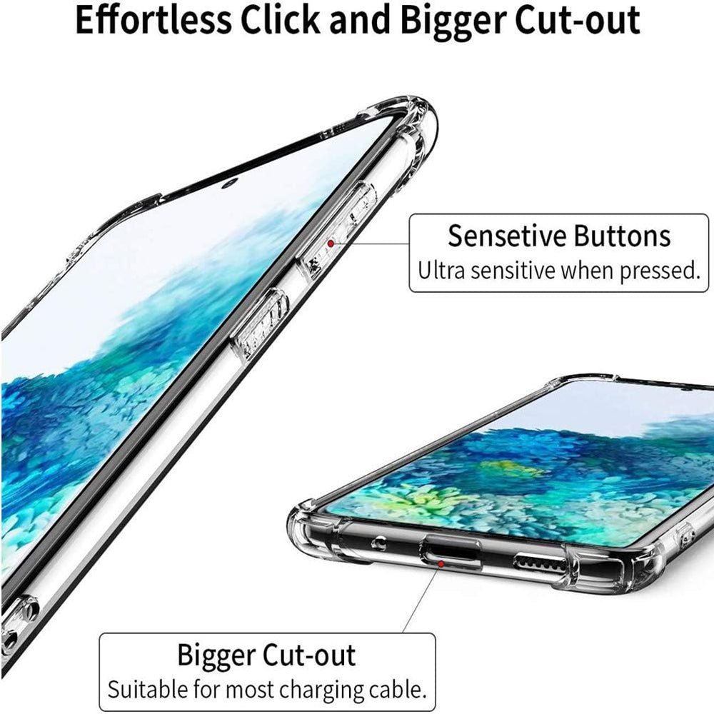 Funda para Samsung Galaxy S20+ 5G G986 / S20+ G985, Techsuit, Transparente a prueba de golpes