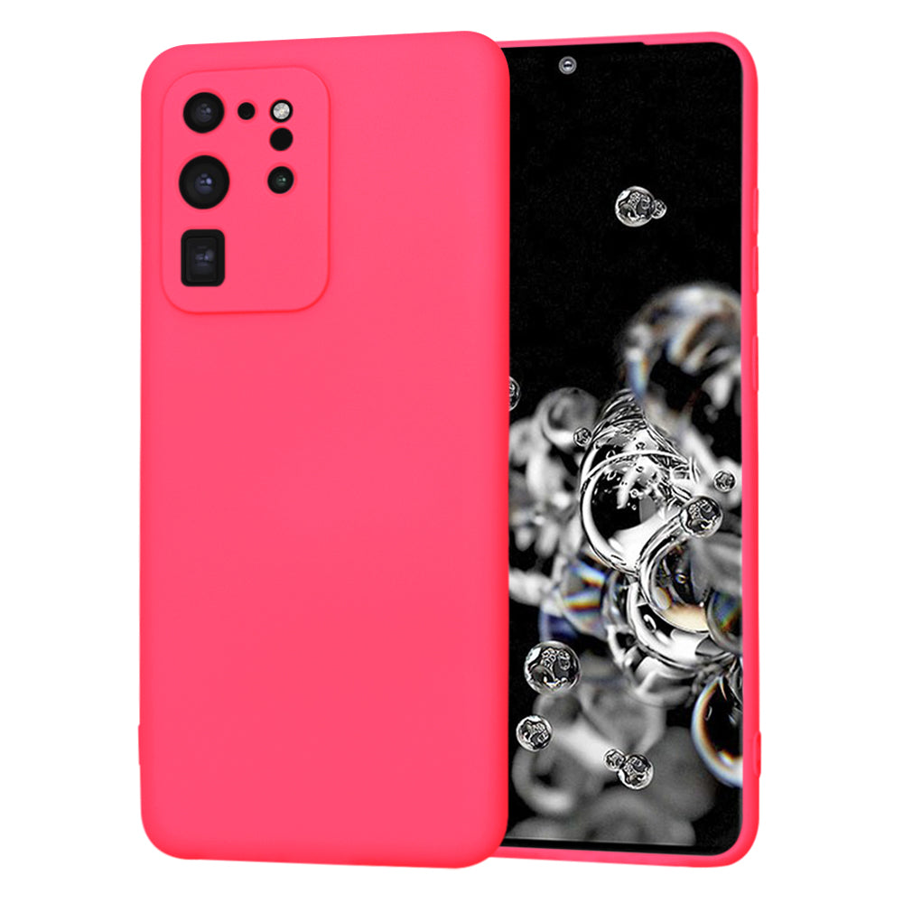 Funda para Samsung Galaxy S20 Ultra 5G G988 / S20 Ultra G988, Techsuit, SoftFlex, Rosa Oscuro