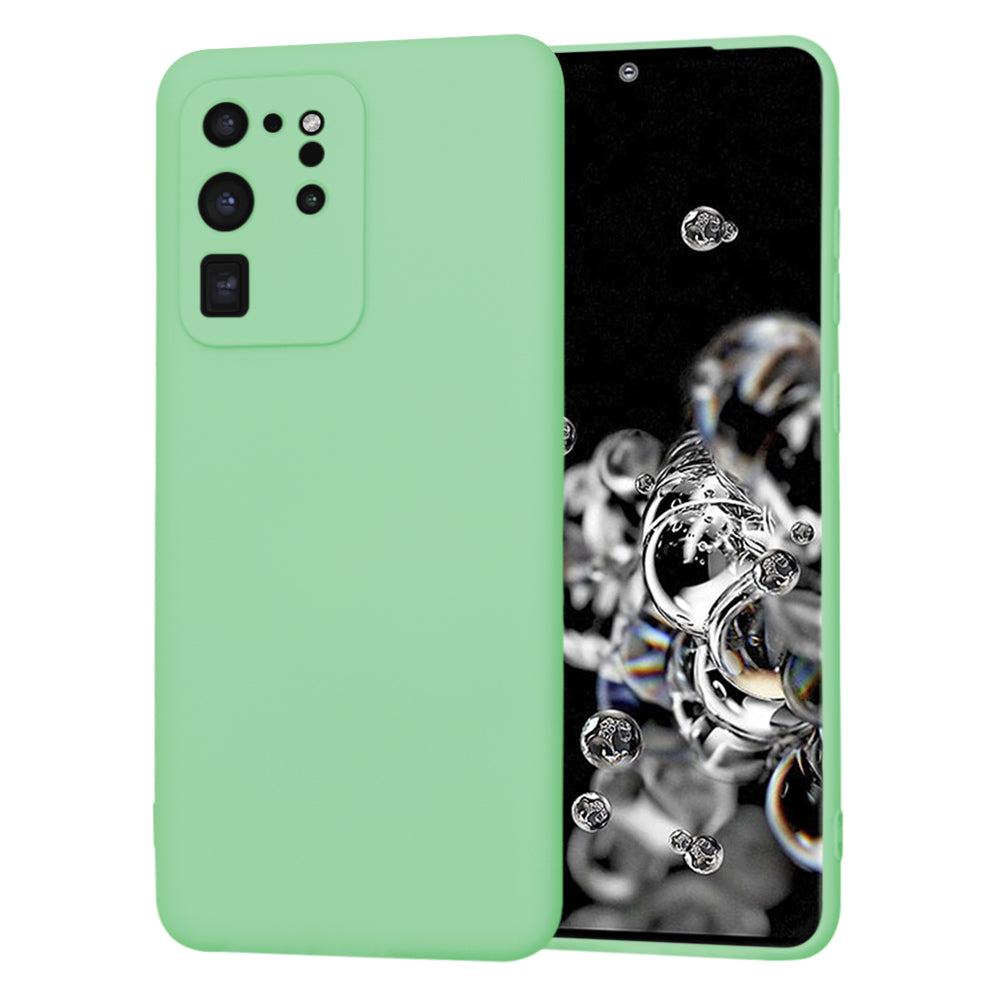Funda para Samsung Galaxy S20 Ultra 5G G988 / S20 Ultra G988, Techsuit, SoftFlex, Verde Claro