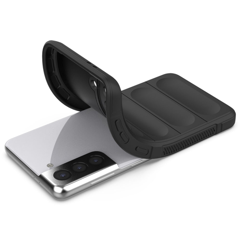 Funda para Samsung Galaxy S21 5G G991, Techsuit, Magic Shield, Negra