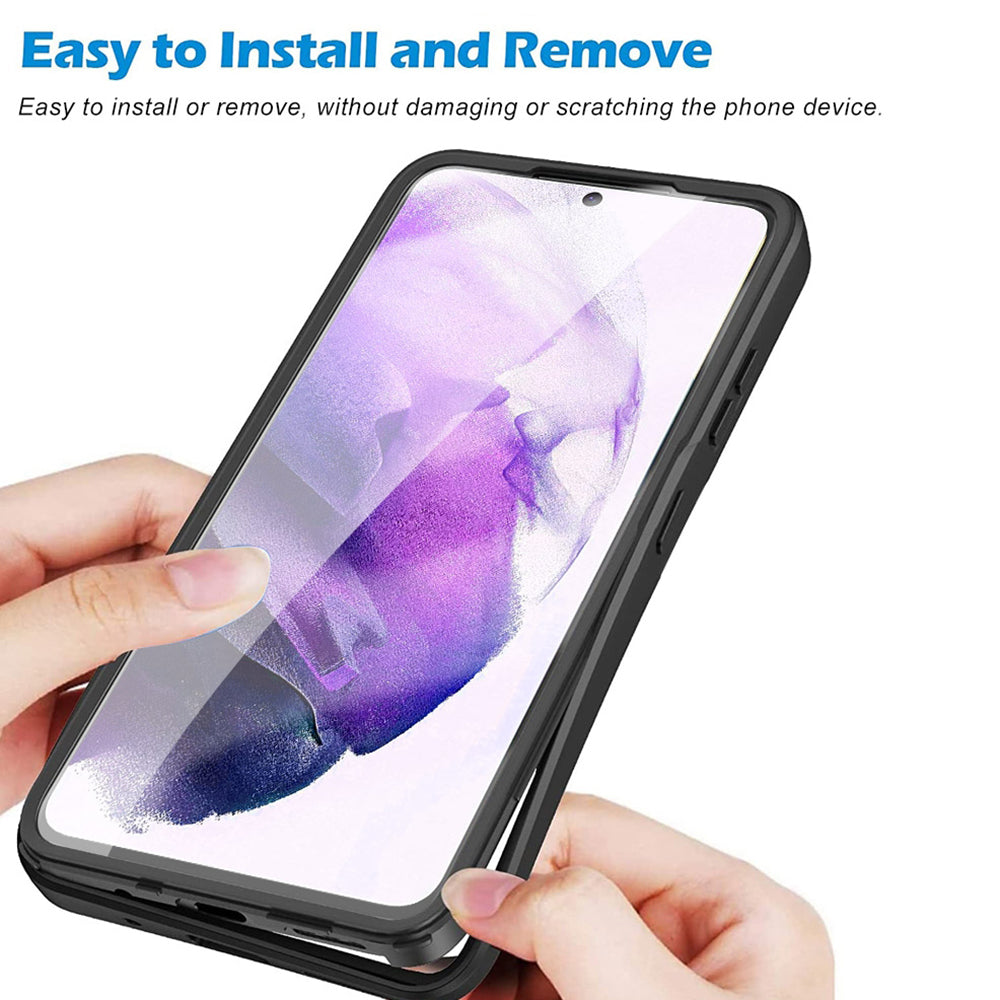 Funda para Samsung Galaxy S21 FE 5G G990, Techsuit, ColorVerse 360, Negra