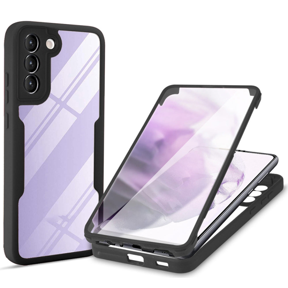 Funda para Samsung Galaxy S21 FE 5G G990, Techsuit, ColorVerse 360, Negra