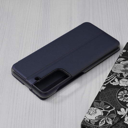 Funda para Samsung Galaxy S21 FE 5G G990, Techsuit, eFold, Azul Oscuro