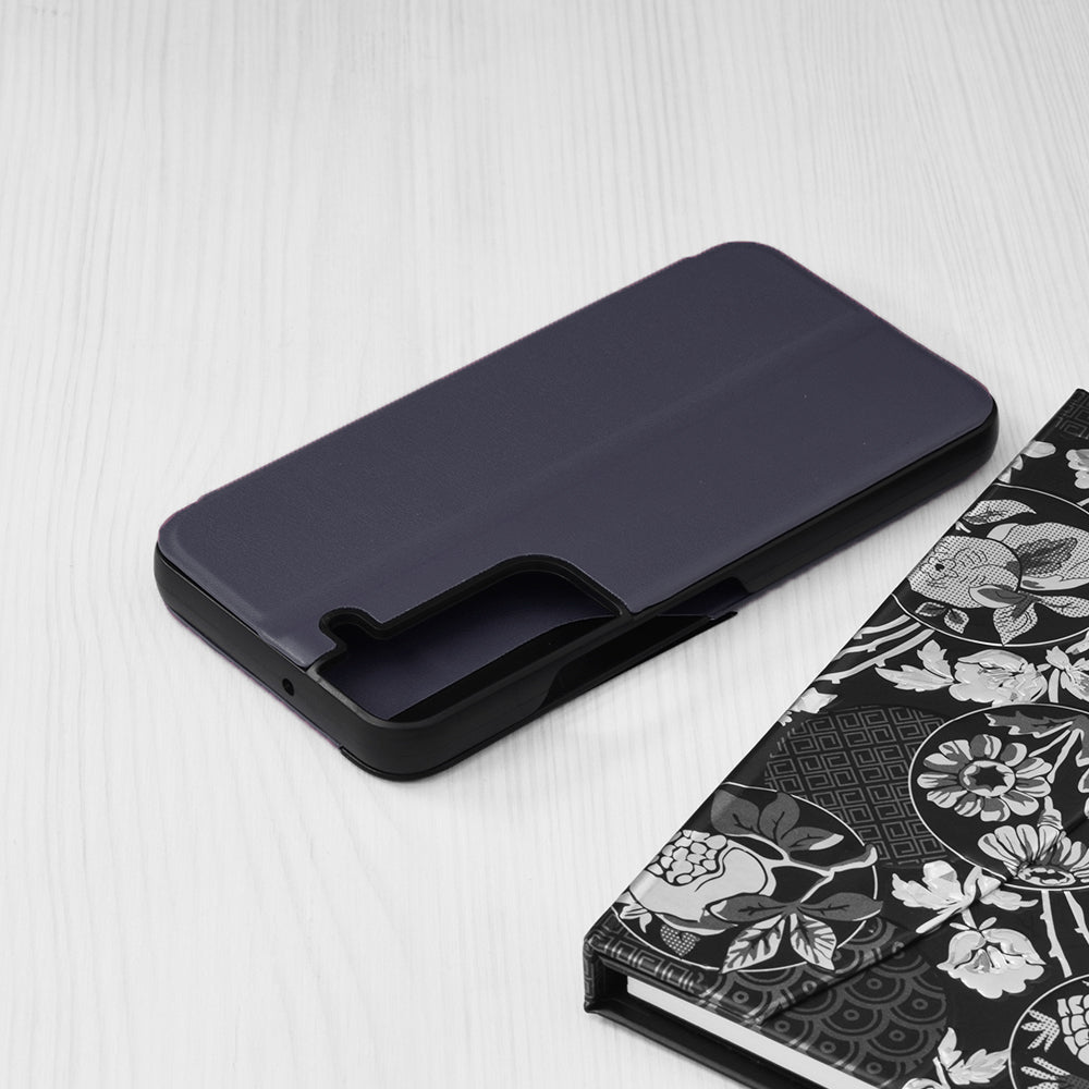 Funda para Samsung Galaxy S22 5G S901, Techsuit, eFold, Azul Oscuro