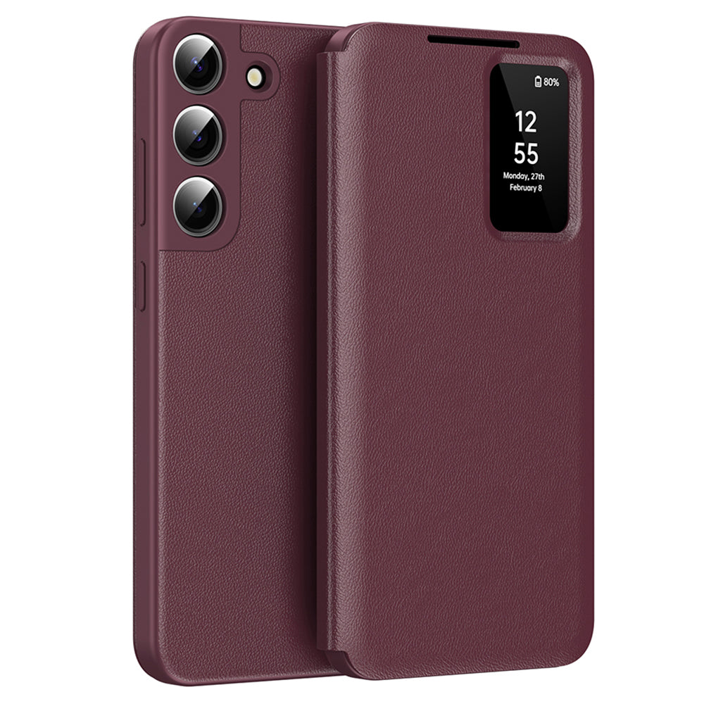 Funda para Samsung Galaxy S22+ 5G S906, Techsuit, SmartView, Roja
