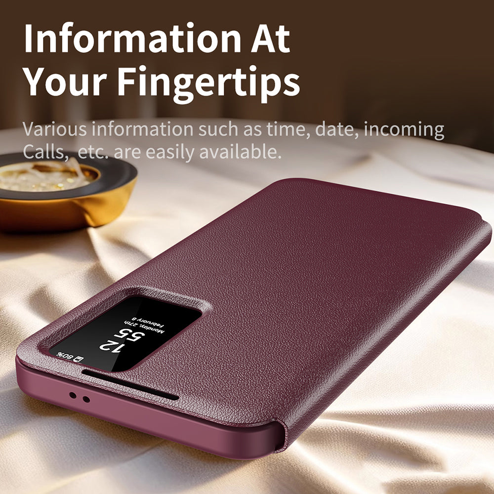 Funda para Samsung Galaxy S22+ 5G S906, Techsuit, SmartView, Roja