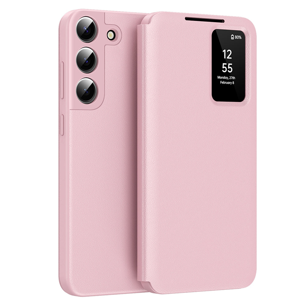 Funda para Samsung Galaxy S22+ 5G S906, Techsuit, SmartView, Rosa