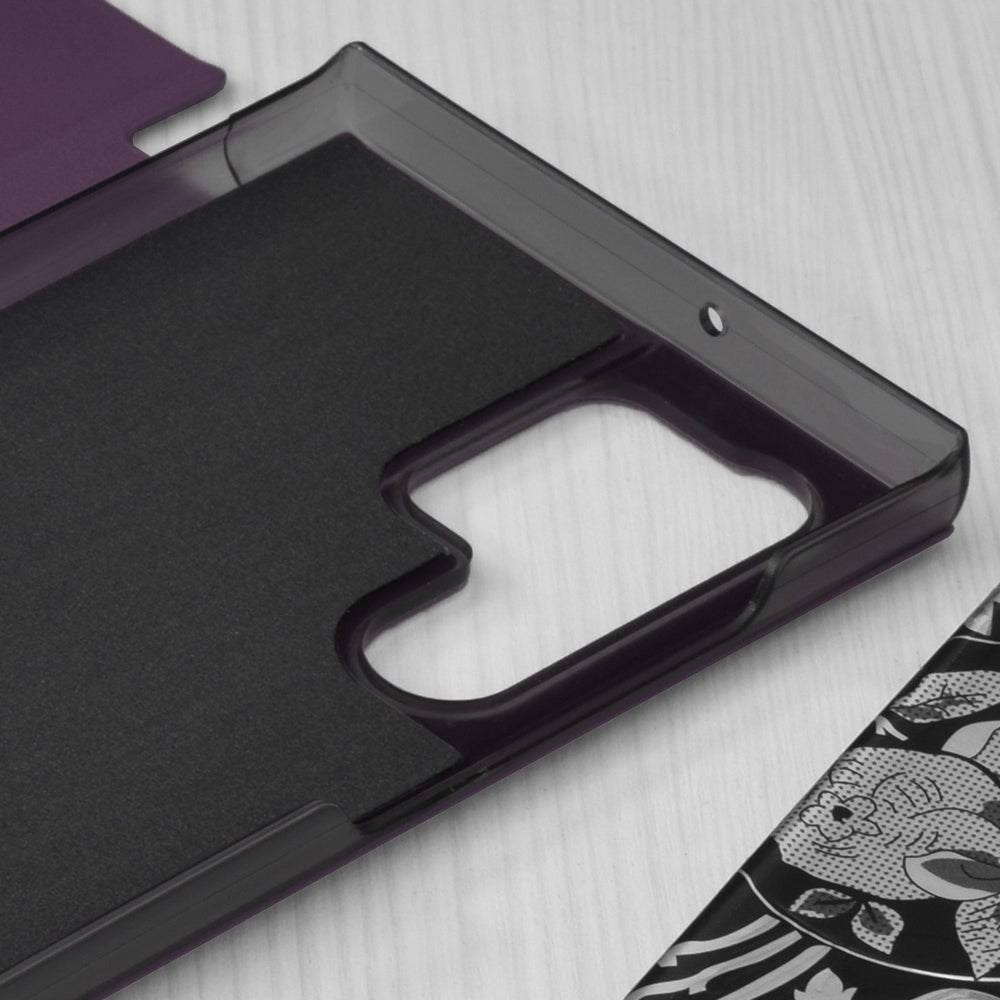 Funda para Samsung Galaxy S22 Ultra 5G S908, Techsuit, eFold, Morado