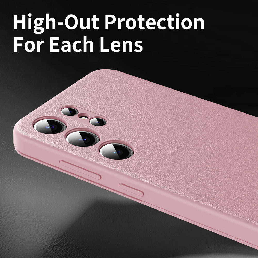 Funda para Samsung Galaxy S22 Ultra 5G S908, Techsuit, SmartView, Rosa