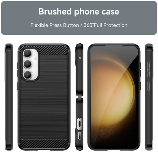 Funda para Samsung Galaxy S23 FE S711, Techsuit, Carbono, Negra