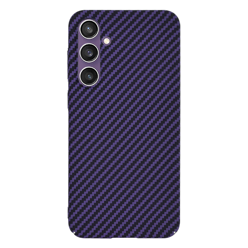 Funda para Samsung Galaxy S23 FE S711, Techsuit, Carbonite FiberShell, Morado