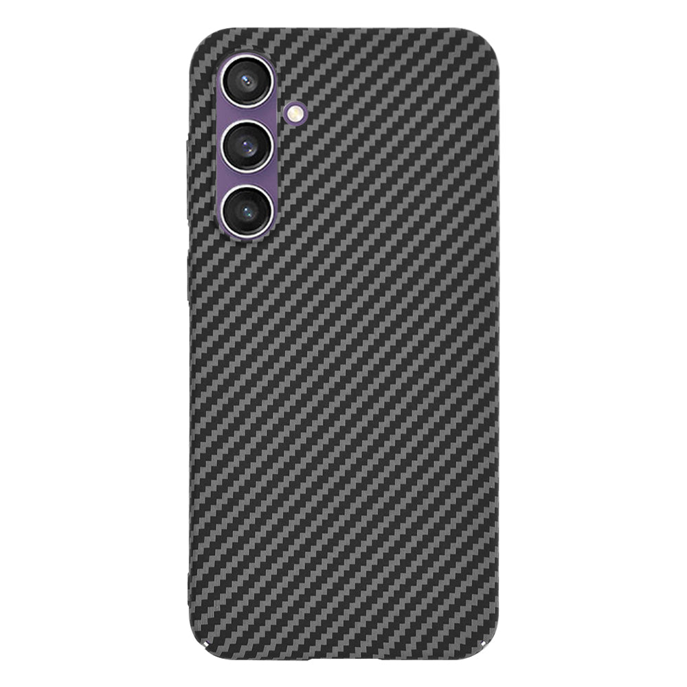 Funda para Samsung Galaxy S23 FE S711, Techsuit, Carbonite FiberShell, Negra