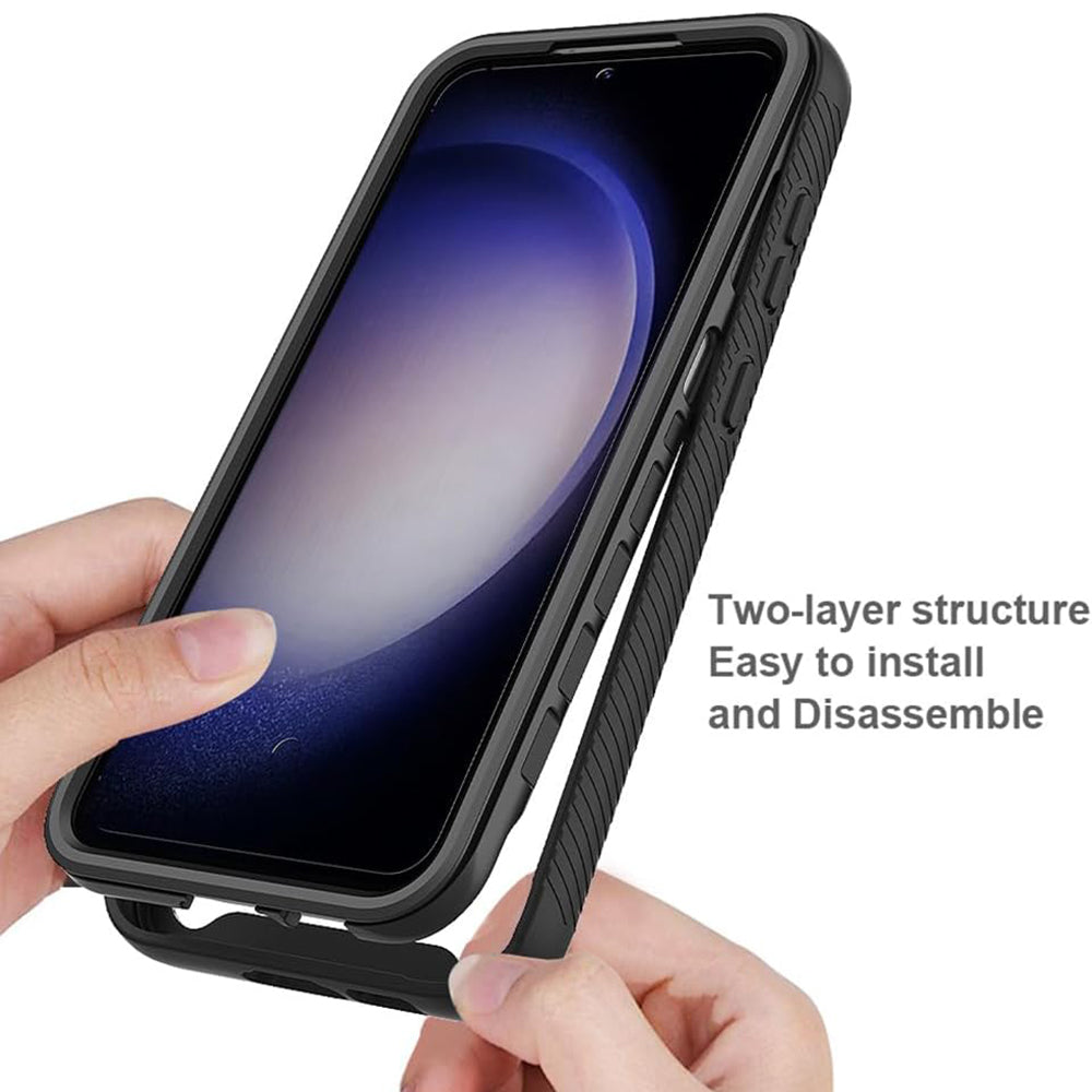 Funda para Samsung Galaxy S23 FE S711, Techsuit, Defense360 Pro, Negra
