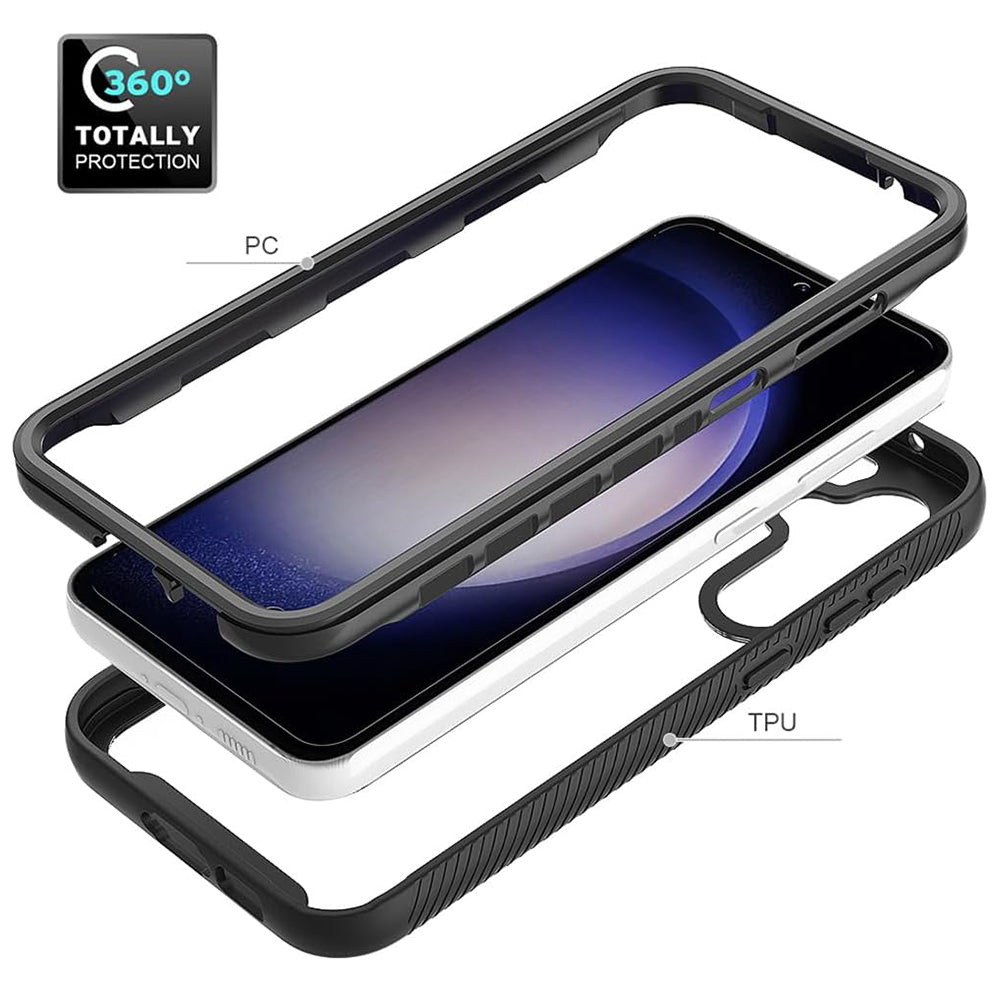 Funda para Samsung Galaxy S23 FE S711, Techsuit, Defense360 Pro, Negra