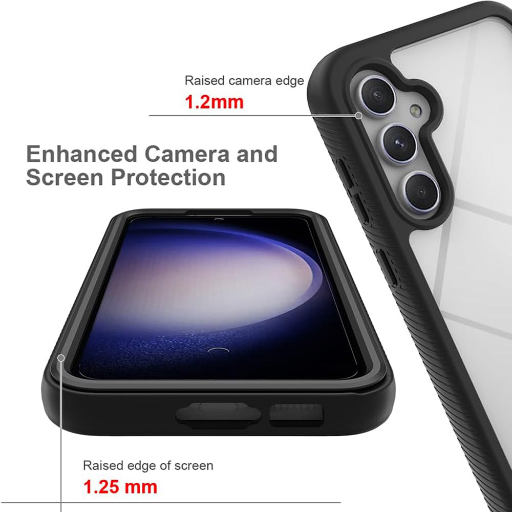 Funda para Samsung Galaxy S23 FE S711, Techsuit, Defense360 Pro, Negra