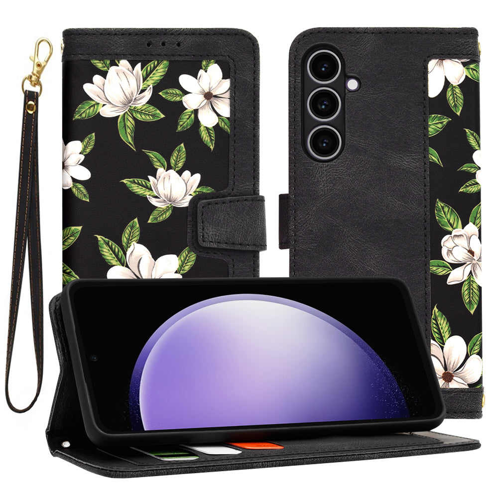 Funda para Samsung Galaxy S23 FE S711, Techsuit, FlipCraft, Negra