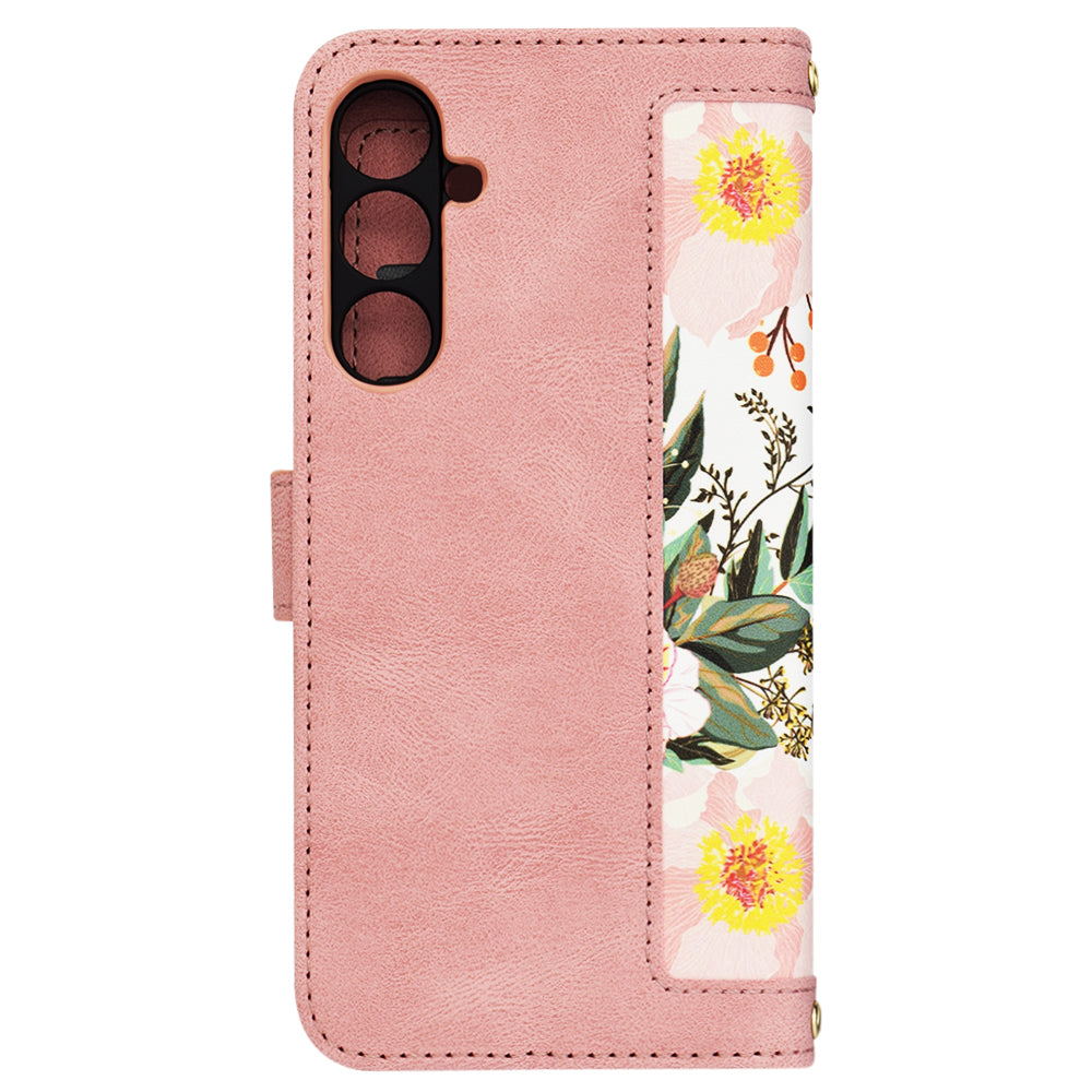 Funda para Samsung Galaxy S23 FE S711, Techsuit, FlipCraft, Rosa