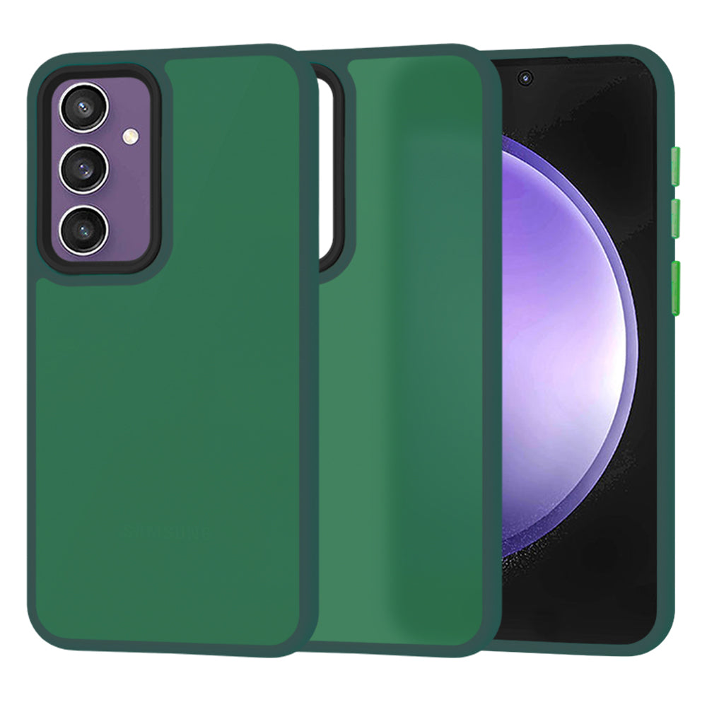 Funda para Samsung Galaxy S23 FE S711, Techsuit, HaloFrost, Verde