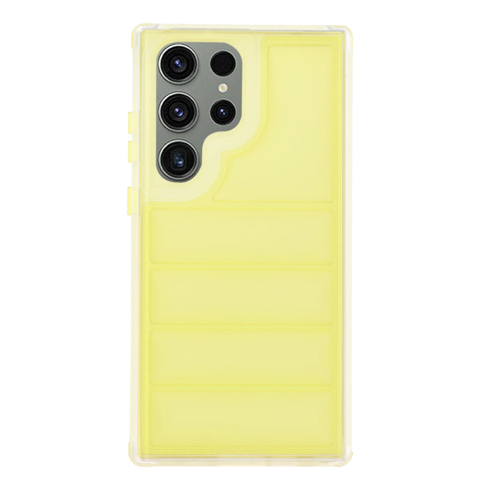 Funda para Samsung Galaxy S23 FE S711, Techsuit, Wave Shield, Amarilla