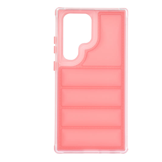 Funda para Samsung Galaxy S23 FE S711, Techsuit, Wave Shield, Roja