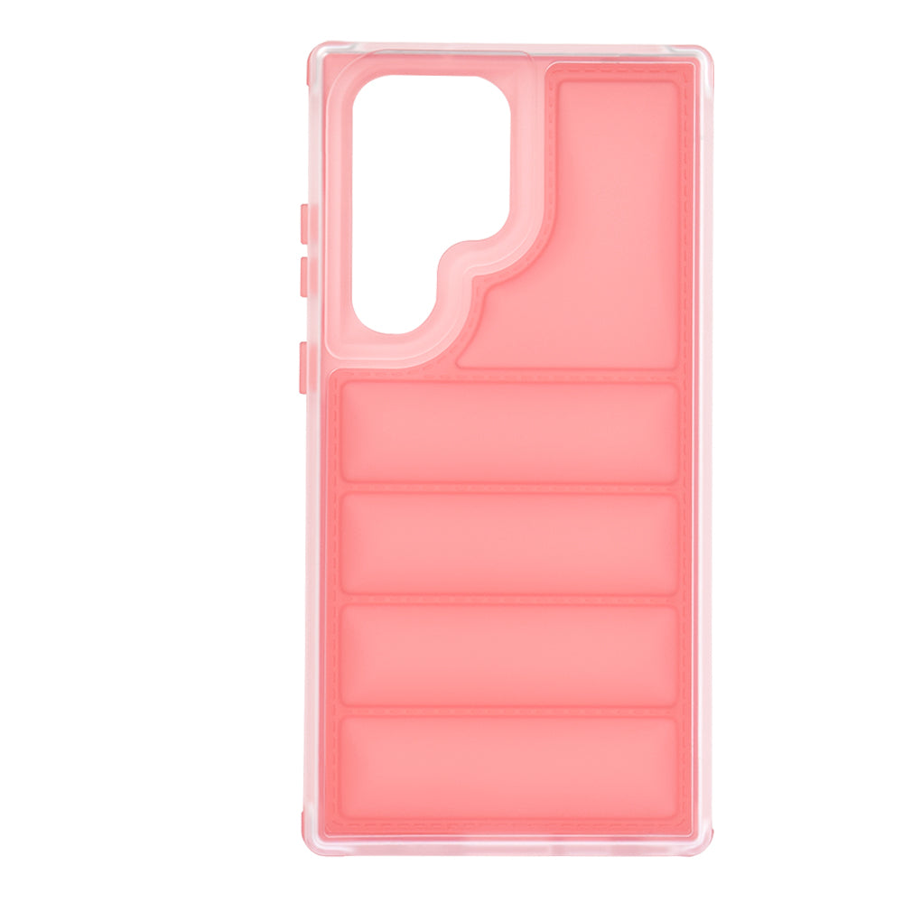 Funda para Samsung Galaxy S23 FE S711, Techsuit, Wave Shield, Roja