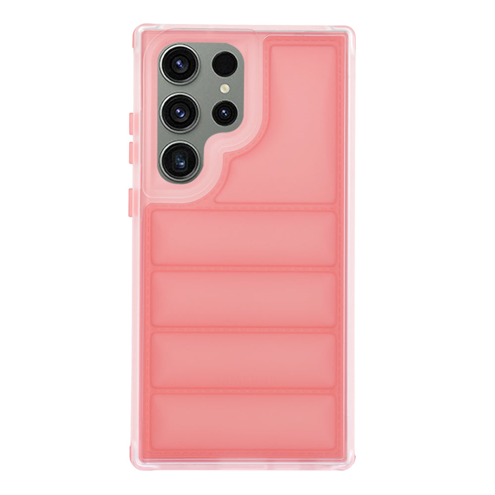 Funda para Samsung Galaxy S23 FE S711, Techsuit, Wave Shield, Roja