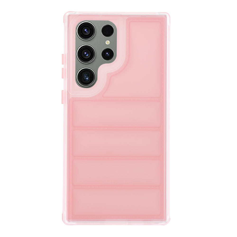Funda para Samsung Galaxy S23 FE S711, Techsuit, Wave Shield, Rosa