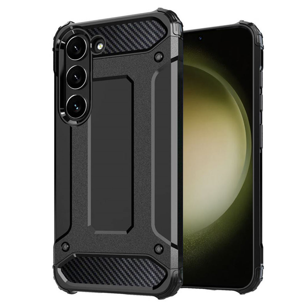Funda para Samsung Galaxy S23+ S916, Techsuit, Hybrid Armor, Negra