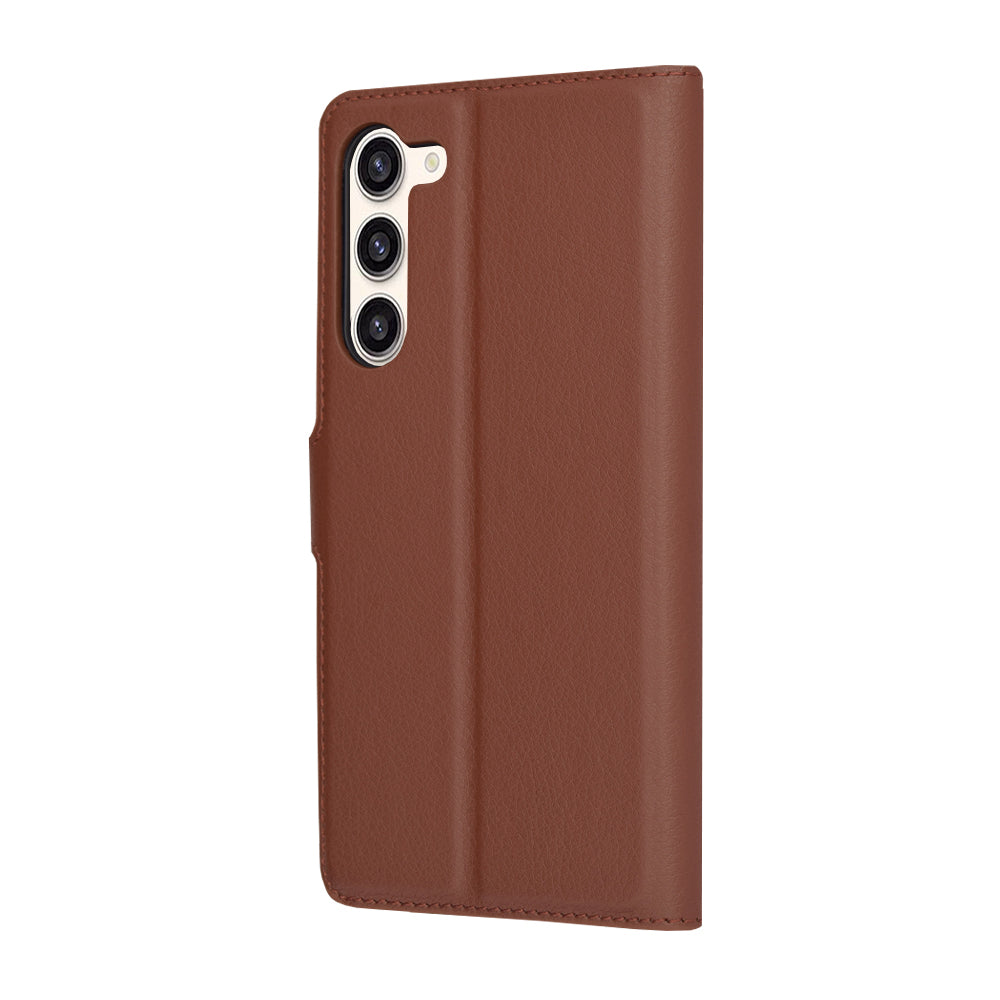 Funda para Samsung Galaxy S23+ S916, Techsuit, Leather Folio, Marrón