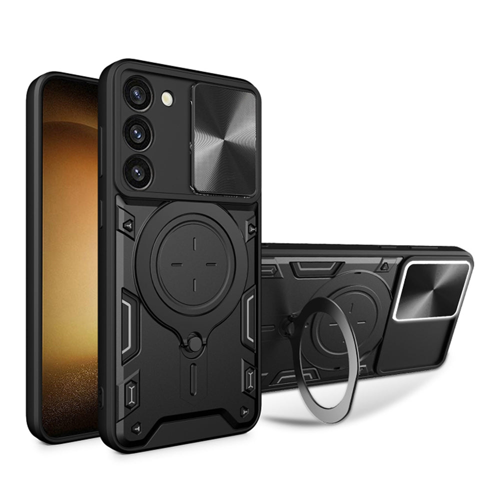Funda para Samsung Galaxy S23 S911, Techsuit, CamGuard Pro, Negra