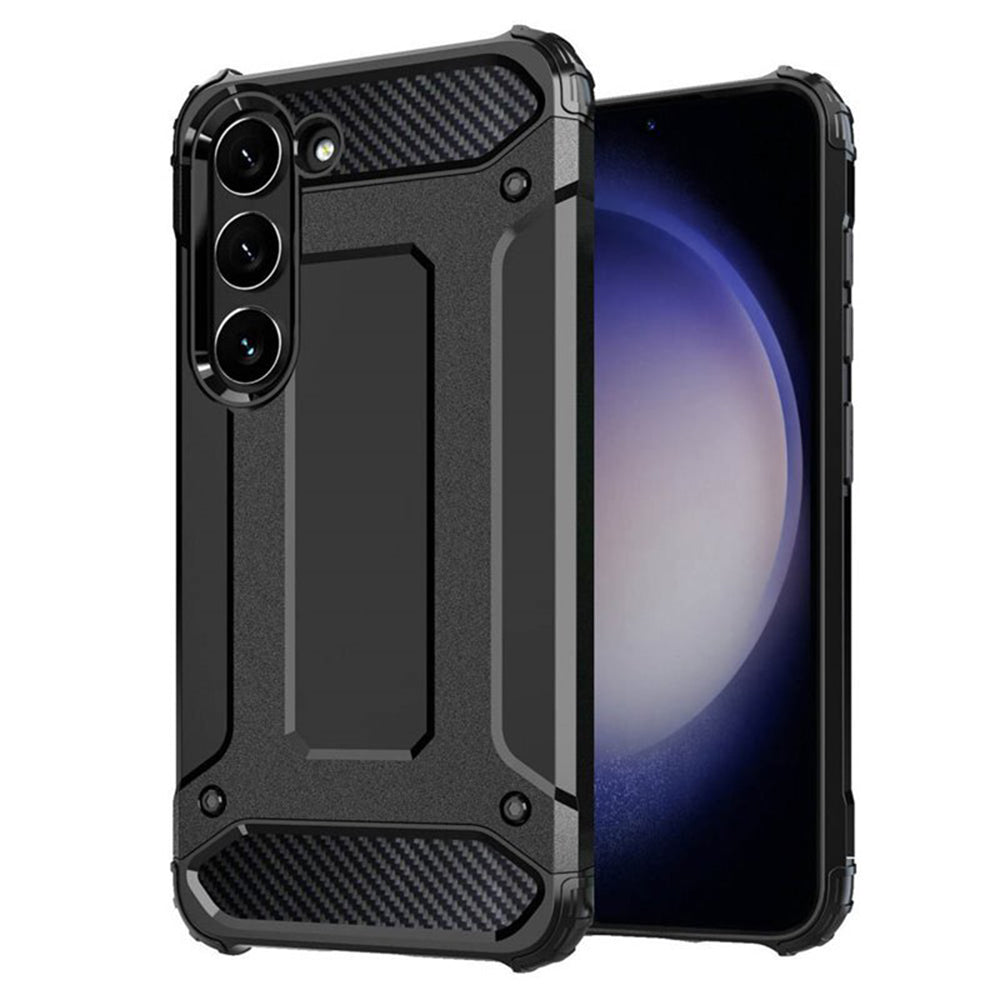 Funda para Samsung Galaxy S23 S911, Techsuit, Hybrid Armor, Negra