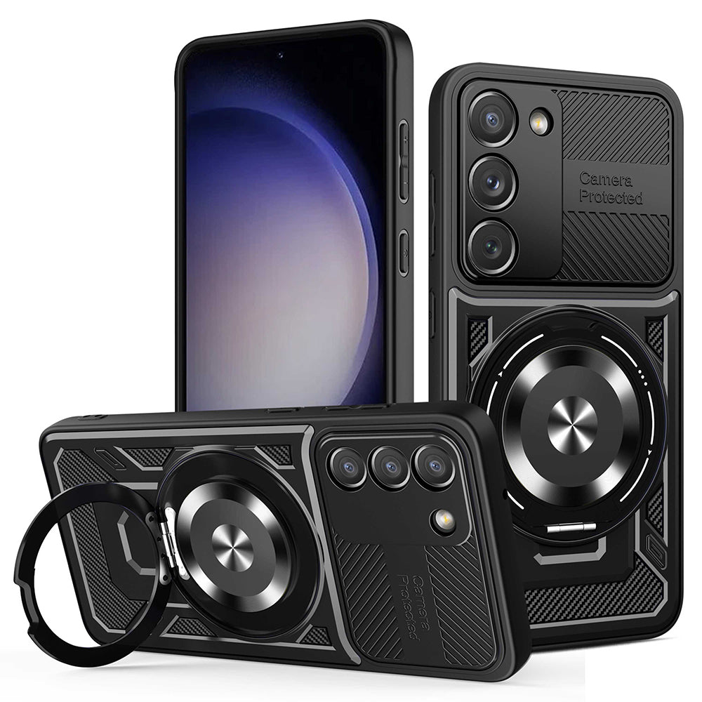 Funda para Samsung Galaxy S23 S911, Techsuit, RuggedCam, Negra