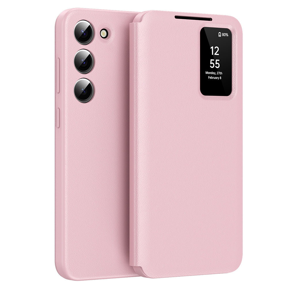 Funda para Samsung Galaxy S23 S911, Techsuit, SmartView, Rosa