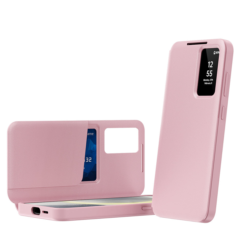 Funda para Samsung Galaxy S23 S911, Techsuit, SmartView, Rosa