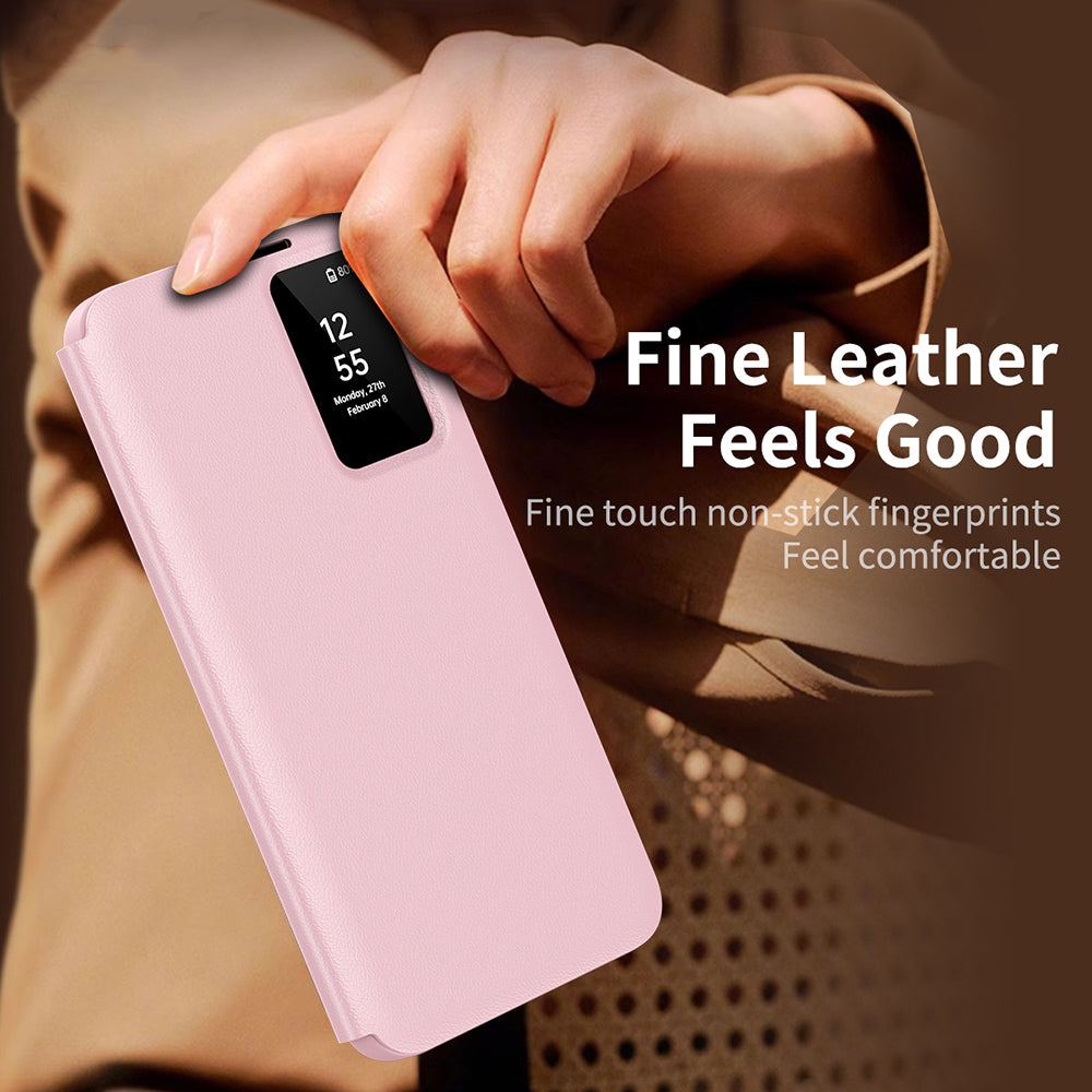 Funda para Samsung Galaxy S23 S911, Techsuit, SmartView, Rosa