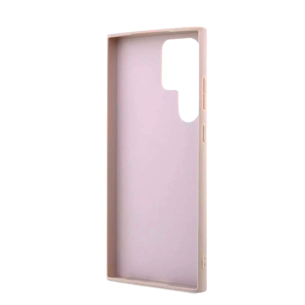Funda para Samsung Galaxy S23 Ultra S918, Guess, 4G Big Logo, Rosa.