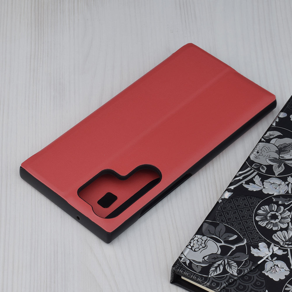 Funda para Samsung Galaxy S23 Ultra S918, Techsuit, eFold, Roja