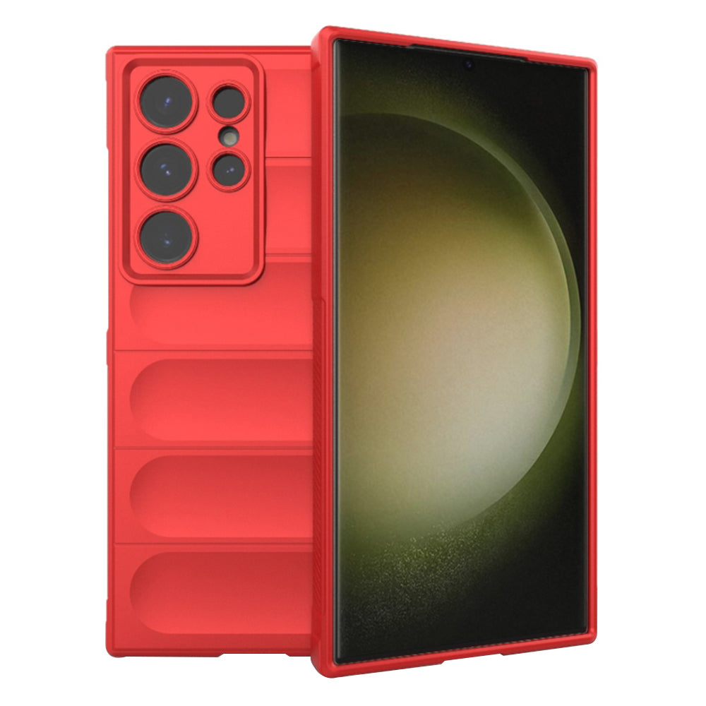 Funda para Samsung Galaxy S23 Ultra S918, Techsuit, Magic Shield, Roja